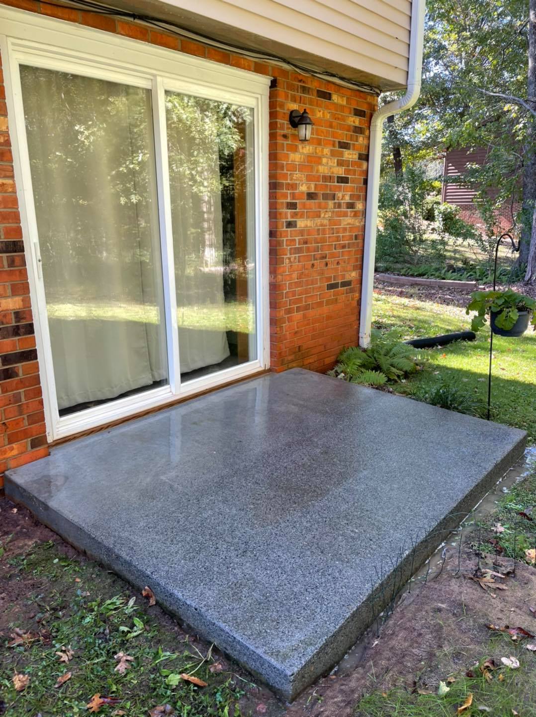 Concrete after