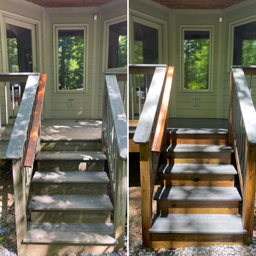Soft and pressure wash wintergreen