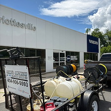 Commercial-Pressure-Washing-for-CMA-Volvo-Cars-of-Charlottesville-in-Charlottesville-VA 0