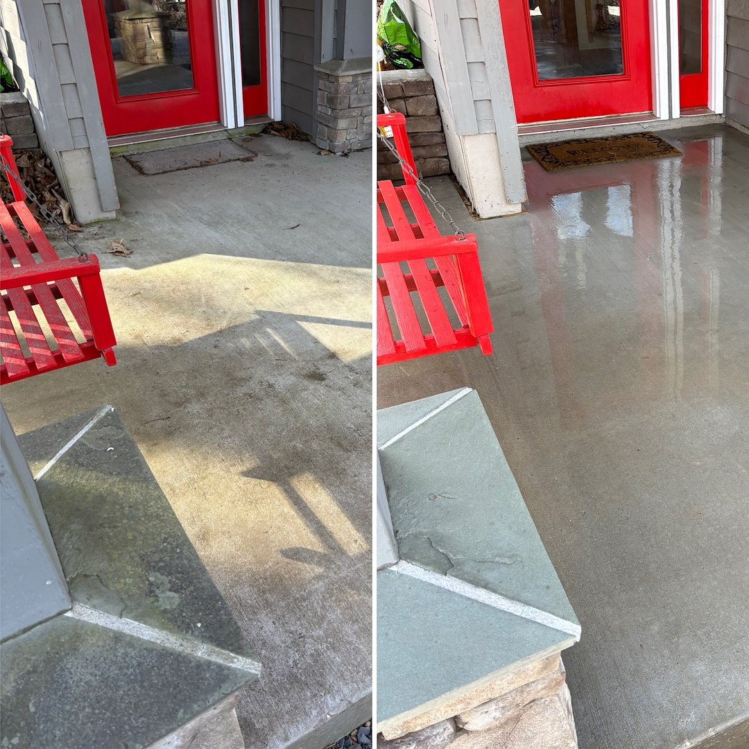 Concrete Cleaning at its finest in Wintergreen, VA